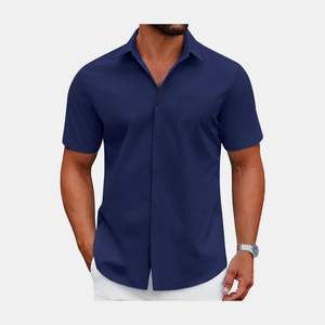 T-shirts unis en gros, manches courtes, polos pour hommes de haute qualité, nouveaux, respirants, vêtements d'été en solde - Product Image 2