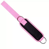 Équipement de fitness personnalisé pour la maison : Machine à câble réglable et durable en polyester/nylon antidérapant en forme de U pour exercices des cuisses et des chevilles