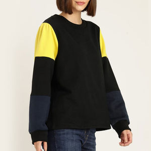 2025 femmes hiver Premium confort col rond tissé coton-Polyester polaire à manches longues sweat respirant doublé conception - Product Image 5