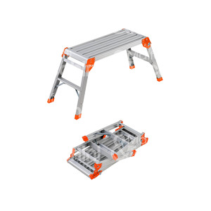 Tabouret de marche Workstep Work en aluminium, certifié EN14183 81/08, fabriqué en Italie - Product Image 1