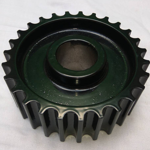 Customizable OEM Cast Iron 10mm Bore Powder Coated Timing Belt <b>Pulleys</b> 27T-14M HTD From Engimech India - Product Image 5