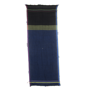 FOLKLORE 107 Elegante Chal de Lana Azul Medianoche Transpirable de Cachemira Pashmina para Otoño, Accesorio de Moda Perfecto para Fiestas - Product Image 1