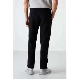 Pantalon de survêtement pour homme Carlo, noir, en molleton 100% polyester, style 84942 - Product Image 2