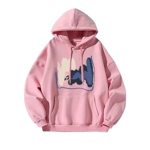 2024เสื้อกันหนาวมีฮู้ดให้ความอบอุ่นในฤดูใบไม้ผลิฤดูใบไม้ร่วงแฟชั่นลำลองทรงหลวมมีฮู้ดพิมพ์ลาย - Product Image 1