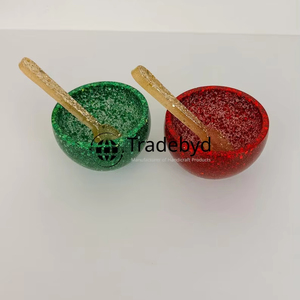 Pièce de décoration de cuisine artisanale de bol en résine de luxe faite à la main pour les articles de service haut de gamme et les idées de cadeaux Tradebyd - Product Image 2