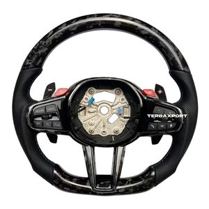 Volant en cuir Alcantara LED en fibre de carbone X7 Z4 i4 iX3 i7 M2 M3 M4 utilisé pour BMW G07 G29 G26 G08 G70 G87 G87 G80 G82 G83 - Product Image 1