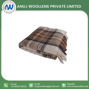 2024 nouveau Design laine bébé couvertures Top qualité nouveau Design confort confortable avec nos couvertures en laine tartan en gros - Product Image 6