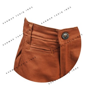 Pantalon de travail léger brodé de haute qualité personnalisé pour hommes printemps automne short cargo décontracté conçu par le fabricant - Product Image 3