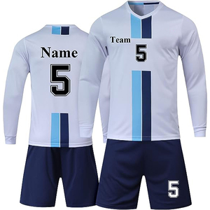 Nouveau design personnalisé de kit de maillot de football ample conception de maillot de football sans marque ensemble de maillot de football ensemble de t-shirts de football - Product Image 3