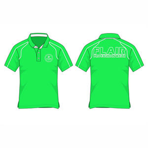 Gran oferta de algodón 100% para hombre, camiseta Polo personalizada de buena calidad, Color sólido, estilo informal, patrón, 180g, tela, peso frontal - Product Image 4