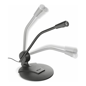 Primo <b>Desk</b> Wired Microphone For Pc <b>Black</b> 1.8m Condenser Mini Jack 3.5 Mm - Product Image 5