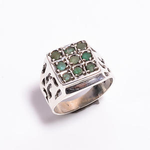 Anillo de bodas clásico de Plata de Ley 925 al por mayor, piedras preciosas mixtas, compromiso, fiesta de aniversario, regalo perfecto, anillos finos - Product Image 1