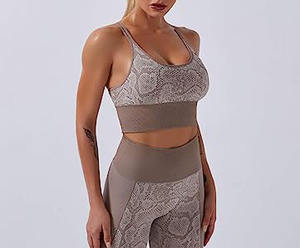 Wholesale <b>Women's</b> Breathable 2Pcs Yoga Set Workout Suit with Solid Fitness Sport Shorts and <b>Leggings</b> Logo on Waist - Product Image 6