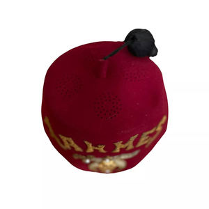 Gorro de lana Vintage 2025 Fez Maroon con borlas, sombrero masónico de Masones de alta calidad, la mejor venta, Fezz para viajes deportivos de playa - Product Image 5