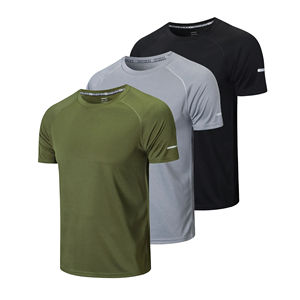 2025 <b>Men's</b> T-<b>shirt</b> YARN DYED 100% Cotton Leisure Sports Summer Breathable Eco-Friendly Quick <b>Dry</b> Anti-Fouling Waterproof Blank - Product Image 1