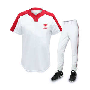 Vêtements de sport de baseball nouveau style respirant vente en gros de maillots unis ensemble uniforme grande taille caractéristique - Product Image 4