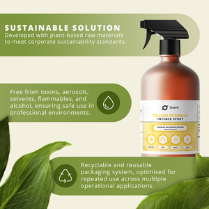 Neutralizzatore di Odori Spray Intenso Formula Gialla: per Scarichi, Fognature, Odori di Urina e Fecali - Fusto da 25kg - Concentrato - Product Image 4