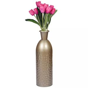 Vases à fleurs en fer côtiers élégants de vente chaude décor de plage chic de qualité supérieure pour les intérieurs haut de gamme Vases en métal - Product Image 3