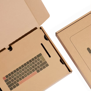 Caja de Envío Plegable Ideal para Portátiles, Cartón Corrugado Resistente para Entrega y Devolución Segura de Computadoras - Product Image 2