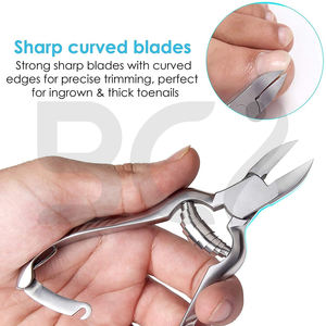Mejor Proveedor, Cortaúñas de Acero Inoxidable de la Más Alta Calidad, Alicates para Uñas Gruesas, Incluye Limas para Uñas, Podología - Product Image 3