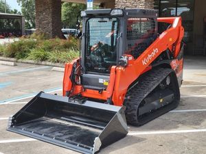 2019 KUBOTA SVL75-2 chargeuse compacte hydraulique à haut débit Mini chargeuse sur chenilles godet avant Mini chargeuse à chenilles - Product Image 2