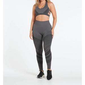 Ladies Black <b>High</b> Stretch Printed Gym <b>Tights</b> Breathable Waist Logo Trousers for Women and Girls - Product Image 6