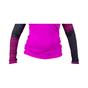 Camiseta de Compresión Transpirable de Secado Rápido de Spandex/Poliéster de Manga Larga para Entrenamiento de Jiu Jitsu BJJ, Gimnasio y Boxeo para Mujer - Product Image 3