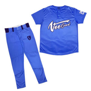 Ropa de béisbol y softbol personalizada de alta calidad, secado rápido, transpirable, OEM, ODM, conjunto de uniforme de camiseta de fútbol de béisbol impreso - Product Image 1