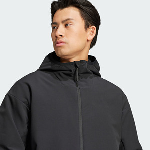 Veste Softshell de haute qualité coupe-vent légère respirante à capuche avec fermeture éclair coupe-vent veste d'extérieur pour hommes - Product Image 3