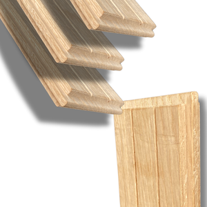 พื้นไม้โอ๊คที่ยังไม่เสร็จทันสมัยขนาด15x90x1820มม. มีจำหน่ายในเกรด AB BC หรือ CD - Product Image 2