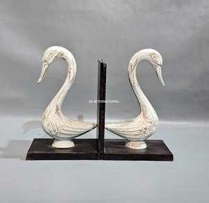 Sujetalibros de diseño moderno hecho a mano, organizador de escritorio de oficina de latón niquelado de primera calidad, artesanía - Product Image 1