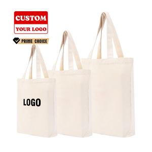 Wholesale Premium Reusable Striped Canvas Tote <b>Bags</b> Custom Logo 100% Recycled Cotton <b>Foldable</b> Design Promotional <b>Shopping</b> - Product Image 1