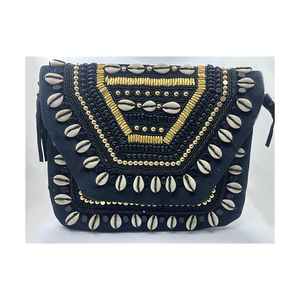 Haute qualité écologique grande capacité fermeture éclair pochette sac à main fabriqué à la main Boho Vintage Style Portable Messenger sac pour les femmes - Product Image 5