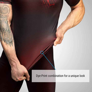 Oem Design <b>Compression</b> MMA Rash Guard Full Sleeve High Quality Quick Dry Customized Spandex/Nylon Unisex Brand Customization - Product Image 5