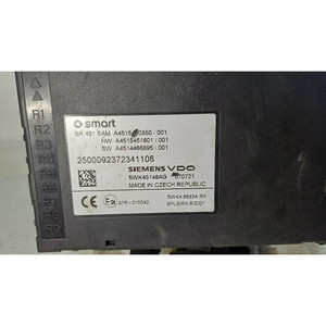 Computadora de Abordo para Smart Fortwo Coupé (W451) A4515450850/A4515451601/A4514466895 132910 (07>15) - Product Image 3
