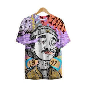 Camiseta de Algodón para Mujeres Adolescentes, Estampado Personalizado, Estilo Urbano, Gráficos y Logotipos, 160/200 Gramos, Tejido Elástico, Sexy, OEM/ODM - Product Image 4