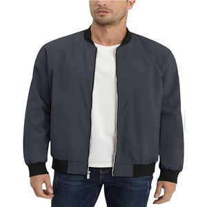 Chaqueta Bomber de Manga Larga para Hombre, de Alta Calidad, con Diseño Frontal Reversible, Resistente al Viento y Transpirable, de Lona, para Uso Casual en Invierno - Product Image 3