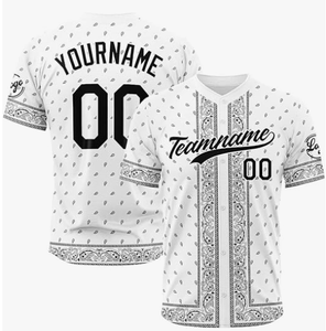 Maillot de baseball respirant cousu avec impression numérique par sublimation sur mesure OEM - Product Image 6
