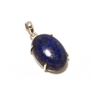 Wholesale Crafted Natural Blue <b>Lapis</b> <b>Lazuli</b> 925 Sterling Silver Artesian <b>Pendant</b> Necklace Bohemian Style Fashion <b>Pendants</b> Charms - Product Image 3