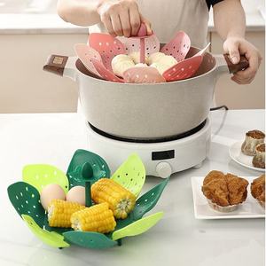 <b>Silicone</b> steam <b>mat</b> eco friendly non toxic withstands high temperature ensures safe steaming reusable easy storage suitable - Product Image 5