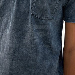 Vente directe d'usine : T-shirts pour hommes effet délavé, légers, grandes tailles, en promotion - Product Image 6