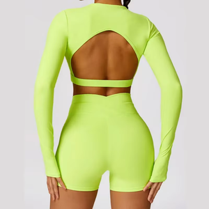 Sujetador deportivo sin costuras para mujer más vendido para entrenamiento y correr Sujetador deportivo de secado rápido con función transpirable y logotipo frontal - Product Image 4