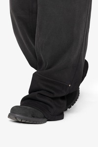 OEM Custom <b>Men</b> Quick Dry Polyester straight wide leg sweatpants Unisex Elastic Mid Waist <b>loose</b> <b>fit</b> plain <b>joggers</b> - Product Image 4
