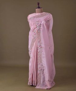 ชุดผ้าไหมส่าหรีดีไซน์แบบอินเดียดั้งเดิมใหม่ล่าสุดเพื่อขโมยสปอตไลท์ - Product Image 5