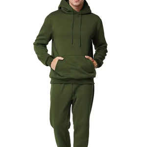 Survêtements de formation confortables pour hommes survêtements pullover personnalisés respirants pour hommes ensemble de 2 pièces 100% coton vierge - Product Image 2