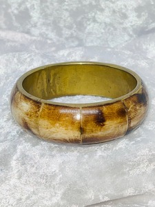 ที่มีคุณภาพดีที่สุดเครื่องประดับแฟชั่นกำไลฝังกระดูกสไตล์วินเทจดูพร้อมกำไลข้อมือทองเหลืองกำไลข้อมือสีขาวอาเกต - Product Image 6