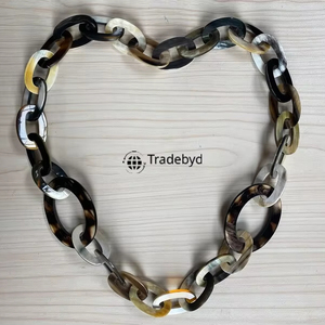 Tradebyd สร้อยคอเขาสัตว์ที่สง่างามเครื่องประดับทำด้วยมือธรรมชาติที่สมบูรณ์แบบสำหรับเป็นของขวัญและแฟชั่นในชีวิตประจำวัน - Product Image 1