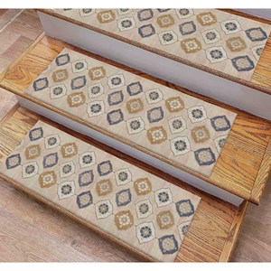 พรมพิมพ์ลายสีน้ำเงินกรมท่า, พรมลายชนเผ่าโบโฮ, พรมห้องน้ำสำหรับเด็กสไตล์โมเดิร์น - Product Image 3