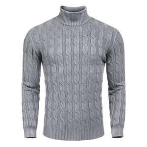 Luxury Men's Turtleneck <b>Sweater</b> Soft Winter Warm Pullover Long Casual Slim Fit Breathable Anti-Shrink Comfortable Long Sleeve - Product Image 5