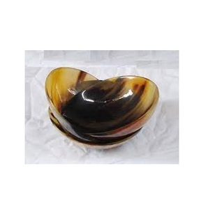 Ensaladera de cerámica reutilizable respetuosa con el medio ambiente, personalizado, cuerno de búfalo Natural DE ALTO esmalte, cuencos para servir de buena calidad, empresas de alimentos - Product Image 2